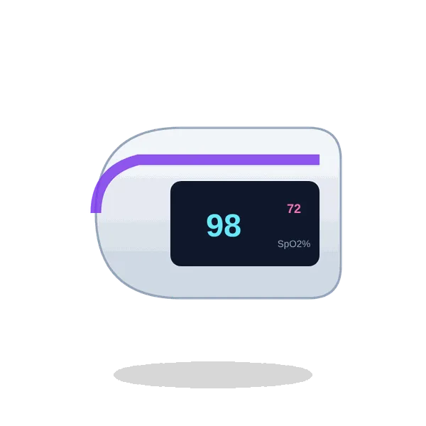Fingertip pulse oximeter