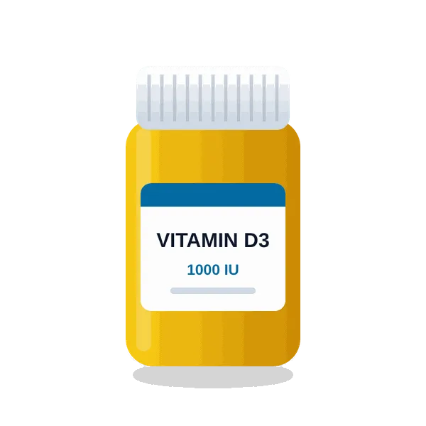 Vitamin D3 1000 IU — 90 softgels